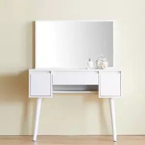 파로마 홈즈 노아 수납 화이트 화장대 일반거울 HPN235