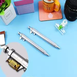 1P 간편 측정도구 휴대용 볼펜 버니어캘리퍼스 볼펜 측정용볼펜 자볼펜