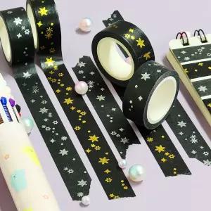 금박 은박 마스킹 테이프 눈송이 다꾸스티커 감성스티커 예쁜스티커