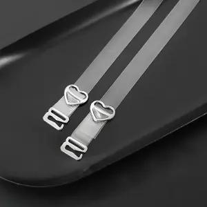 하트 투명 무광 브라끈 1cm 투명어깨끈 브라보조끈 브라끈 오프숄더 속옷끈