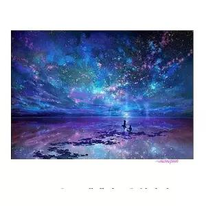 명화그리기 diy 피포 그림 캔버스 페인팅 풍경화 초보 도안 색칠 하기 세트 액자 취미 따라 천그림 쉬운abc