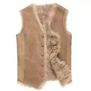 겨울 남자털조끼 양복 빅사이즈 정장 할아버지 회사 이너 가죽