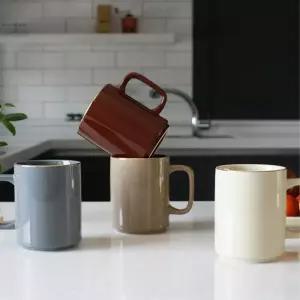 [마이모노샵][마이모노샵] 홈카페 티타임 소품 선물 24k골드링 톤다운 롱머그 읍료컵 (17307430)