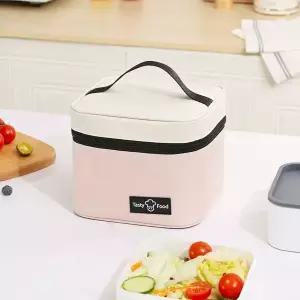 사각 보온보냉 가방 런치백 직장인도시락통 파우치