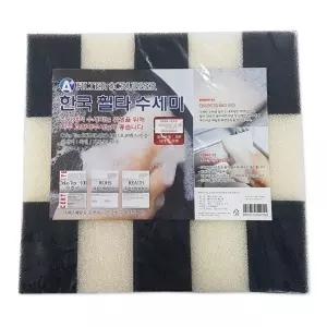 수세미 30P 혼합블랙 스펀지 거품 병솔 주방설거지 우레탄 세척