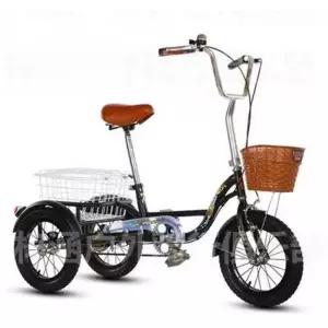 성인세발자전거 경량 어른 성인용 바구니 삼발이