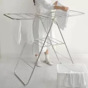 이불도 걱정없는 와이드 접이식 빨래 건조대 대형