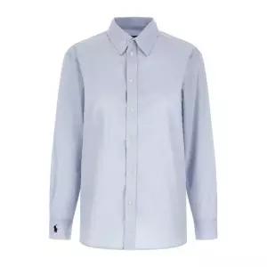 로고 자수 커프스 셔츠 211968220 002