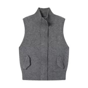 BONISPAX 데일리 페이크 포켓 반 하이넥 베스트 (XP4VW009L0) 1106746