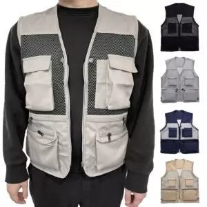 매쉬조끼 남성 기능성 망사조끼 포켓 작업조끼 배달조끼 낚시