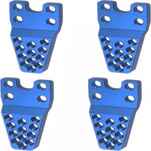 4Pcs 쉐어구 메탈 RC 카 쇼크 업소버 마운트 높이 각도 조절 스탠드 서스펜션 트 키트 트랙사스 TRX-4 축