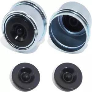 2pcs 1.98인치 트레일러 허브 더스트 캡 스핀들 베어링 컵 그리스 커버 및 2000~3500파운드 보트 덱스터 EZ