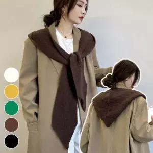 온나핏 심플 니트 후드 머플러 ELS-055