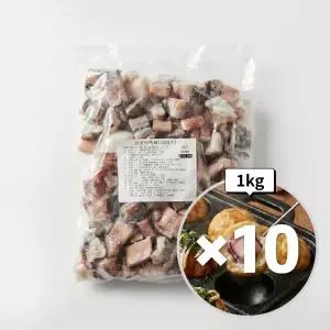 맛붐 반건조 동전문어 오징어 슬라이스 가문어 1kg 10개