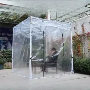 접이식 천막 부스 임시 접이식천막부스 투명 야외 방한 방풍