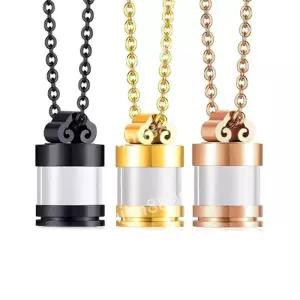 메모리얼스톤 강아지 유골함 보관함 개방형 병 목걸이 amp 펜던트 애완 동물 애쉬