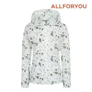 올포유 [] 여성 테니스 프린트 후드 점퍼 AWJUN3108-100 1111865