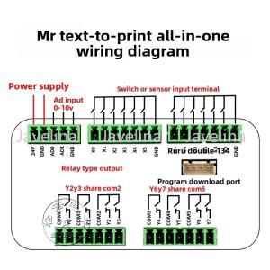PLC 산업용 제어 보드 OP320 올인원 텍스트 디스플레이 10MT/10MR/20MR 터치 스크린 화면