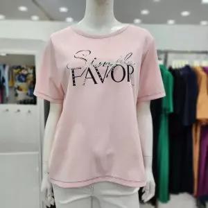 조이너스 라운드 스판 면혼방 여름 반팔 티셔츠JDU5WKS0590US 1110847