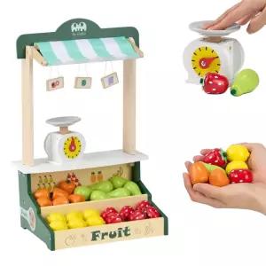 3살여아선물 원목 과일모형 마켓놀이 장난감 추천 조카선물 진열대 역할놀이
