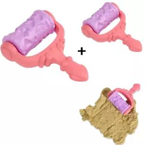 1+1 유아 클레이 모래놀이도구 롤러 찍기틀 장난감 모래놀이틀 샌드아트 몰드