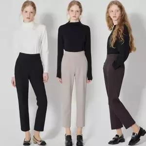 르오트 [최초가 48000원]3SET (LeOT)] 라인을 잡아주는 윈터 기모 세미 배기 팬츠 3종세트 1156124