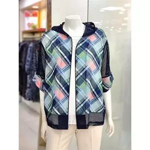 [셀러허브 1]이헌영 세이브존04 여름체크망사후드점퍼 22BS4026J2 (9993160)