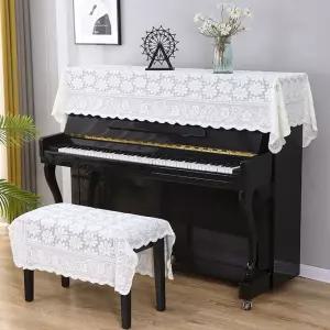 레이스 피아노 덮개 먼지커버 오염방지 90 x 90cm