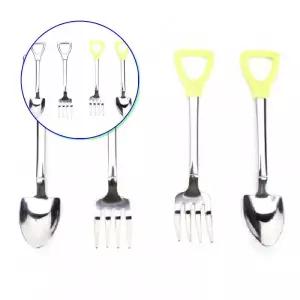 쌍문상회 삽모양 스텐 스푼 포크