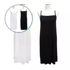 쌍문상회 슬립 모달 레이어드 끈 나시 이너원피스