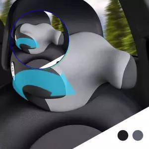 쌍문상회 목받침 사계절방석 목쿠션 자동차 운전석 헤드레스트 차량용