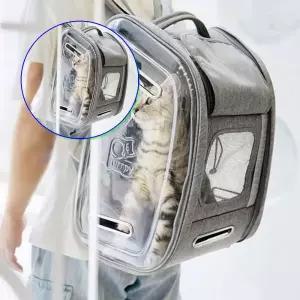 쌍문상회 이동가방 블랙 애견캐리어 접이식 백팩 강아고양이