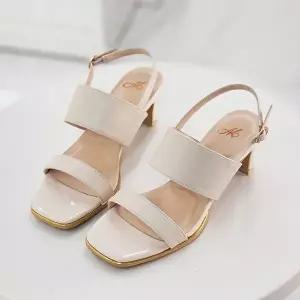 [셀러허브 1]머랭고 세이브존08 소가죽 미니멈 스트랩샌들힐 5cm  M23M06LHU (10380391)