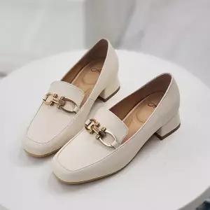 [셀러허브 1]머랭고 세이브존08 소가죽 온무드 미들힐 펌프스 3cm  M23S08LHU (10408163)