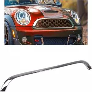 2007-2015 미니 쿠퍼 R55 R56 R58 R59와 호환되는 코젬 크롬 그릴 후드 몰딩 트림 51132751040 MC1235100