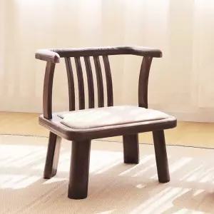 원목 다다미의자 일본식 다도 체어 의자 좌식 등받이 팔걸이