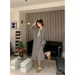 천진반 커플 레이스 슬립 귀여운넥 잠옷세트 KUK1