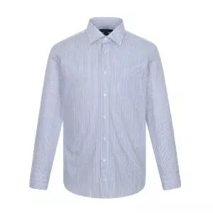 카운테스마라시그니처라인 면 100 스트라이프 준슬림 긴소매 블루B CDS1C41017B0