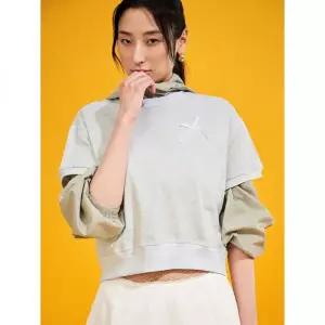 에잇세컨즈 자수 리본 스 셔츠 그레이 422326