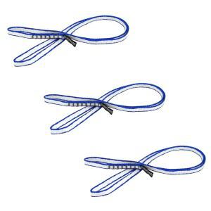 뉴도어 클라이밍 슬링 10mm 다이니마 러너 22KN 4840LB 유틸리티 코드 암벽 등반, 앵커 시스템 제작, 래펠링 기어, 나무 작업에 적합