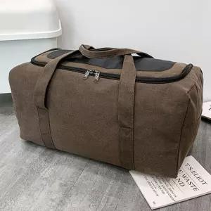 남자 여성 사각 보스턴가방 캔버스 여행백 빅더블백 TxG9+7zrA