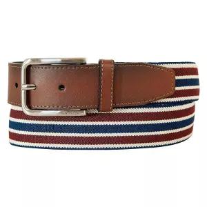 Nautica 남성용 스트레치 벨트 | 탄성 | 조절 가능 | 클래식 | 일상 | 비즈니스 | 직장 | 캐주얼 | 금속 버