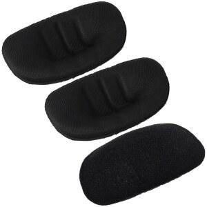 루오모르고 3팩 소프트볼 필더의 페이스마스크 친컵 교체 - 야구/소프트볼 헬멧, 유니버설 핏 성인 및 청소년용 대형 포수 마스크 패딩(블랙)