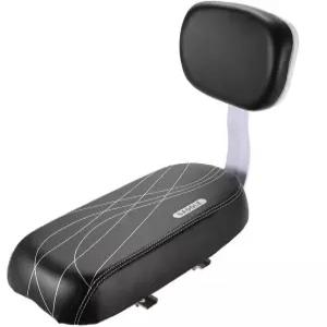 Lixada 자전거 뒷좌석 사이클링 산악 PU 가죽 소프트 쿠션 등받이 포함