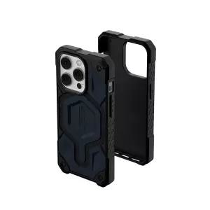URBAN ARMOR GEAR UAG 아이폰 14 프로 케이스 블루 말라드 6.1인치 모나크 내장 자석, MagSafe 충전, 견고