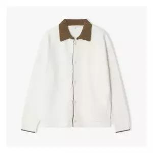 리버클래시 남성 25FW 아이보리 셔닐 클레릭 카라 가디건 LLW51606 382652