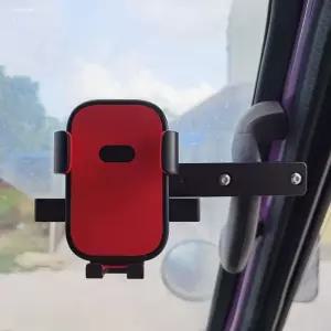 굴착기 중장비 꽂이 거치대 브래킷 레드 트럭 핸드폰