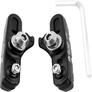 유투잉 바이크 카본 파이버 림 브레이크 패드 1쌍 C-브레이크 블록 슈즈 전륜 및 후륜용 무광 알루미늄