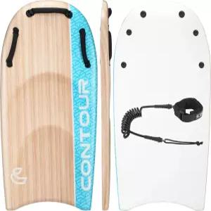 컨투어 서프 듀오슬라이더 45인치 바디보드 손잡이가 있는 2인용 부모-자녀 서핑용 빅맨 듀얼 라이더용