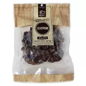 200g 목뼈 수제 오리 치석관리 영양 강아지 1P 뼈간식